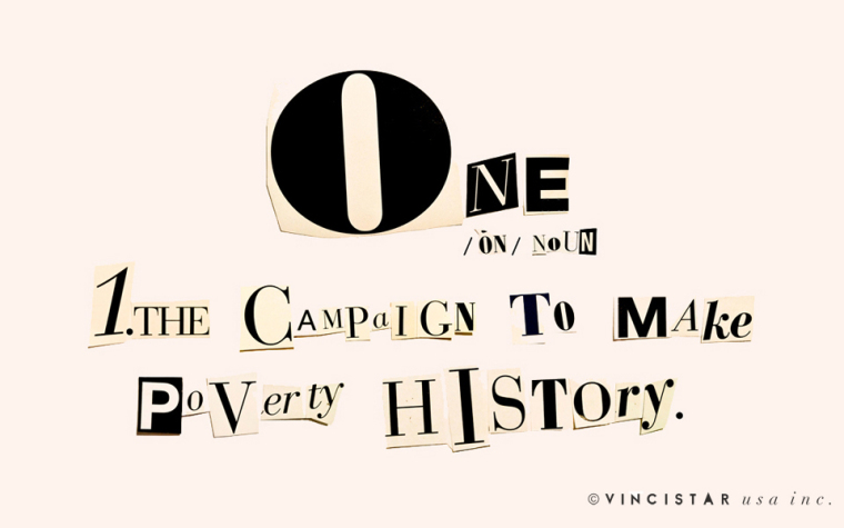 One - The campaign to make poverty history